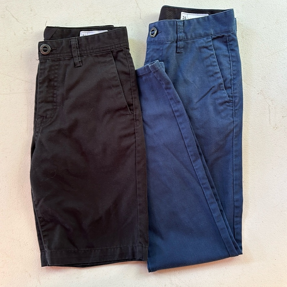 Volcom Fricken Modern Straight Pant/Short Bundle  (Volcom 26) = (size 12)